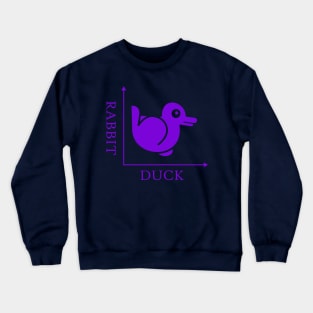 Duck Rabbit Illusion Crewneck Sweatshirt